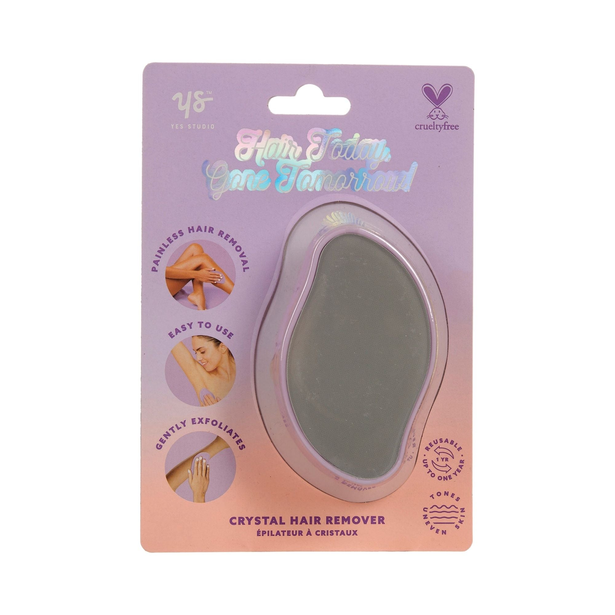 Hair Today Gone Tomorrow Crystal hair remover