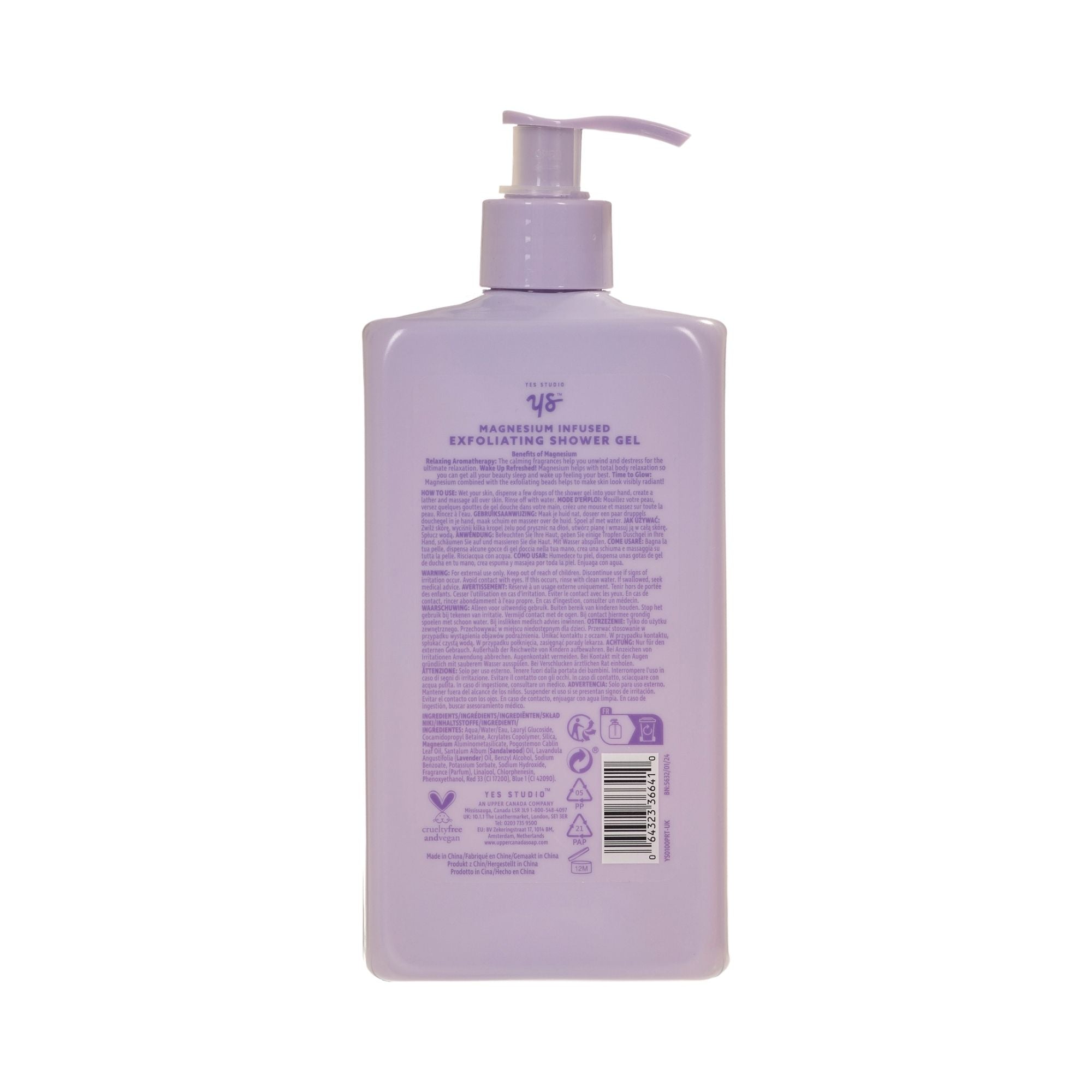 Exfoliating Shower Gel - Lavendar, Sandlewood and Mandarin