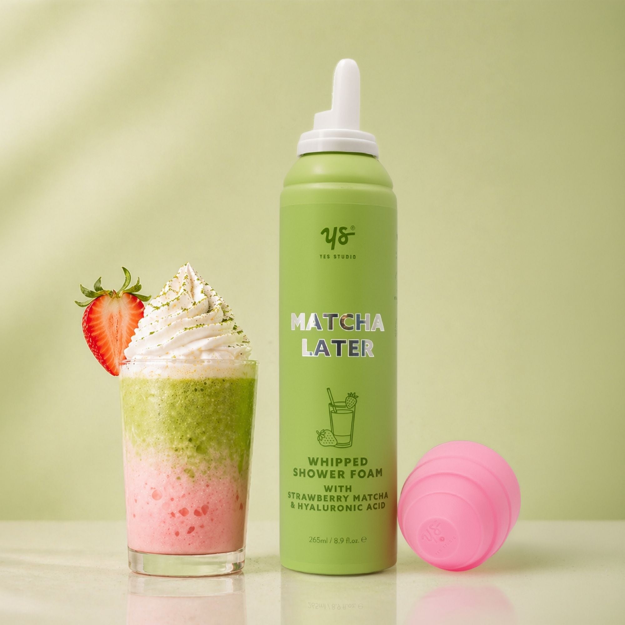 Yes Studio Shower Foam - Strawberry Matcha