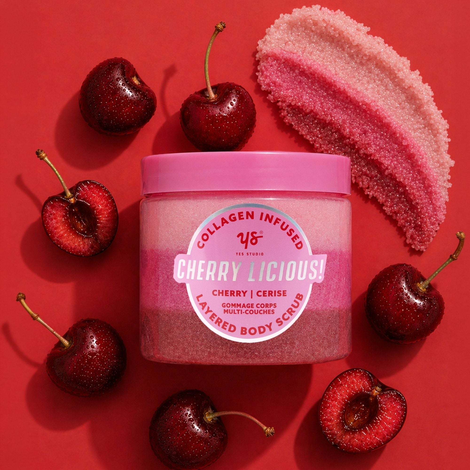 YS Layered Body Scrub 600g Cherry