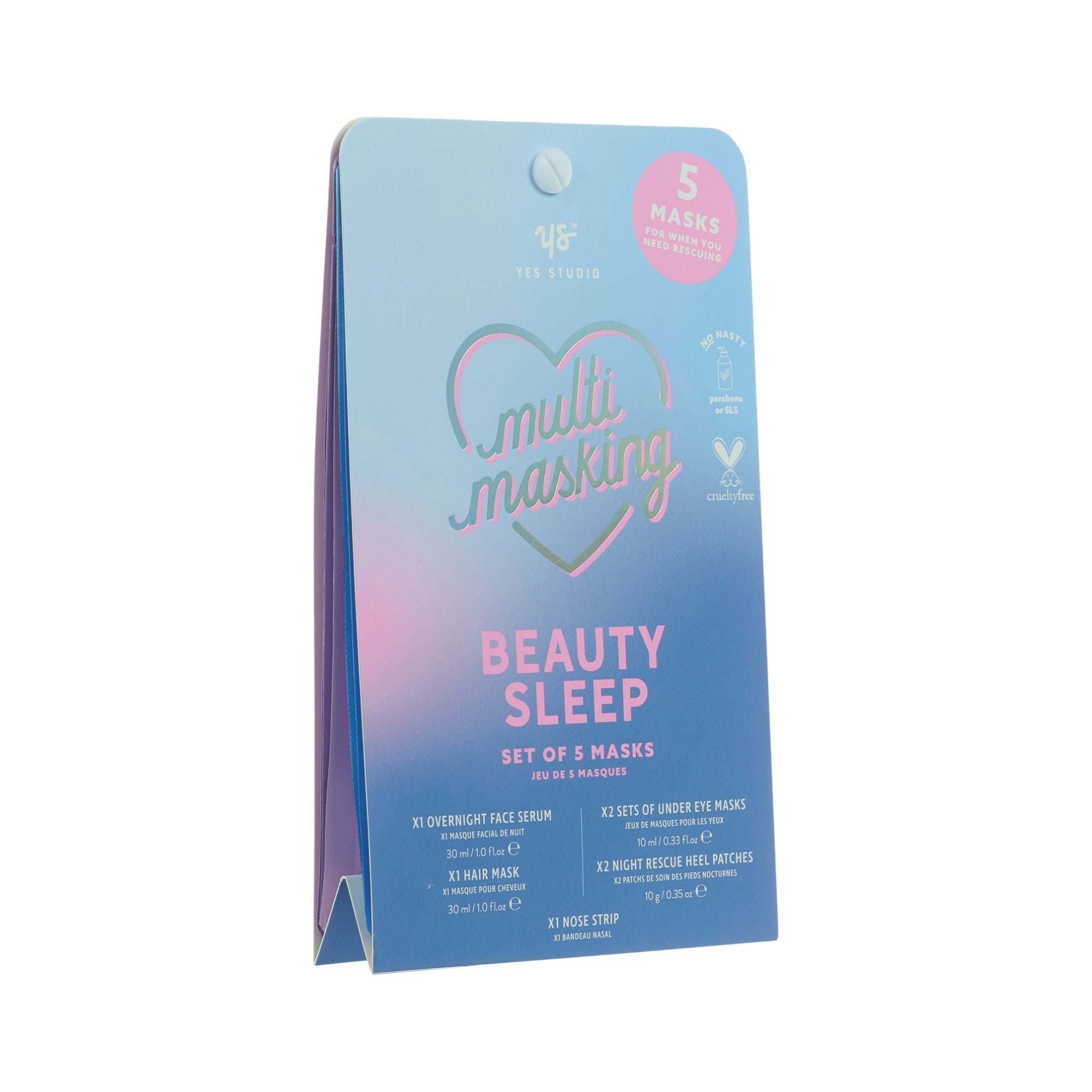 5pc Beauty Sleep Multi Masking Set